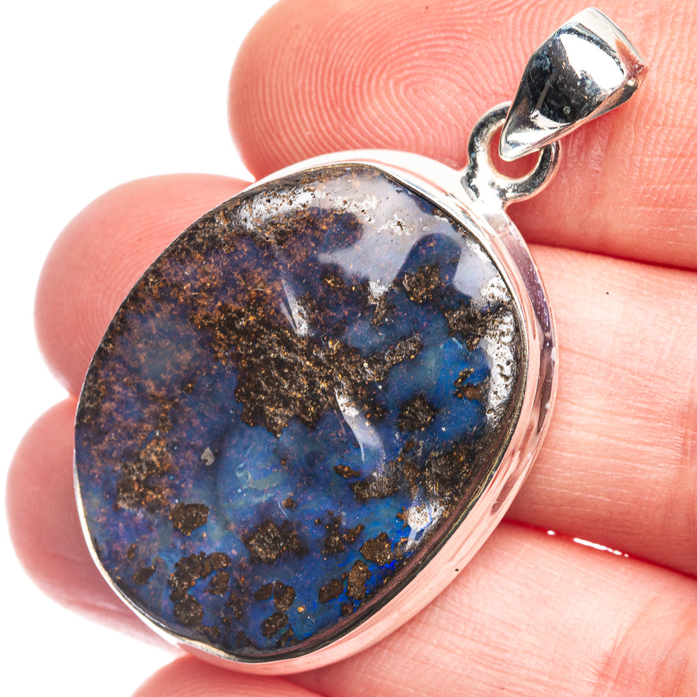 Boulder Opal Pendant 1 5/8" (925 Sterling Silver) P39356