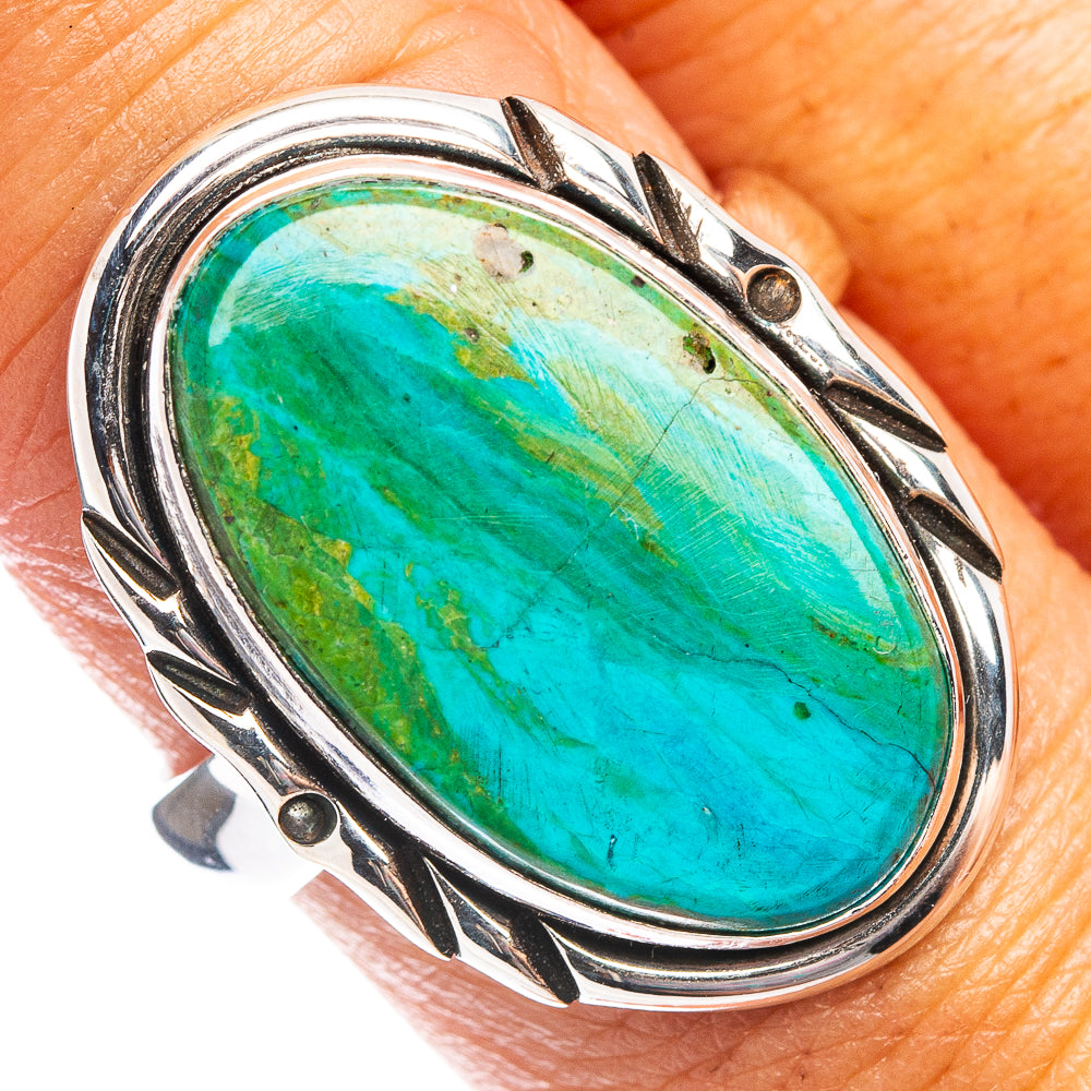Rare Premium Peruvian Opal Ring Size 8.75 (.925 Sterling Silver)