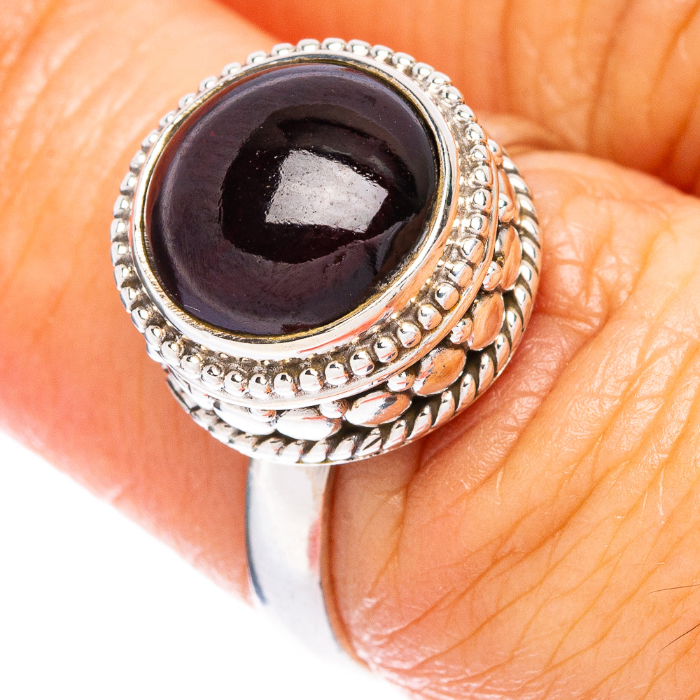 Garnet Ring Size 6.5 (925 Sterling Silver) R146923