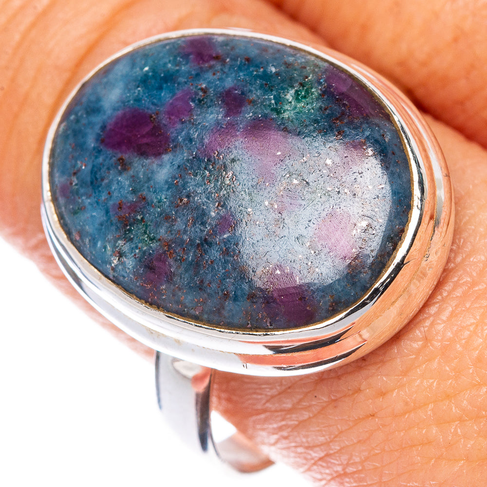 Ruby Fuchsite Ring Size 11 (925 Sterling Silver) R1581