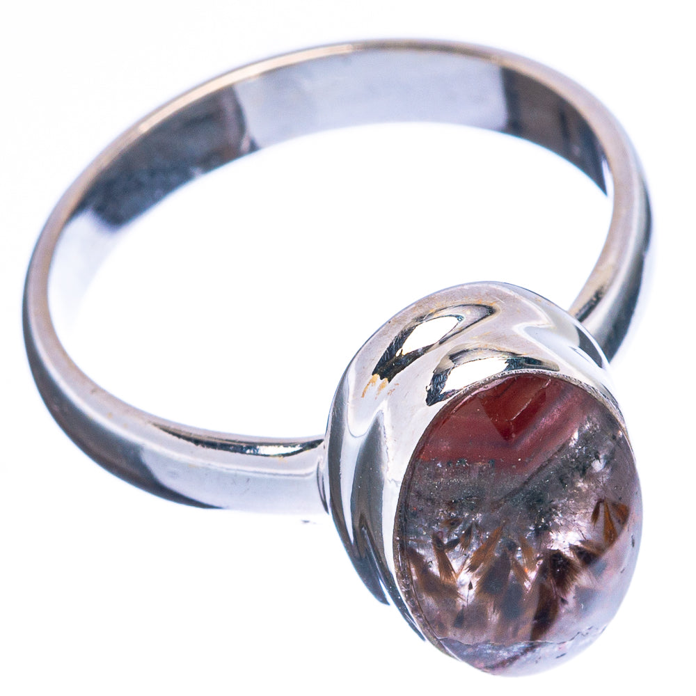 Rare Cacoxenite Ring Size 7.75 (925 Sterling Silver) R5046