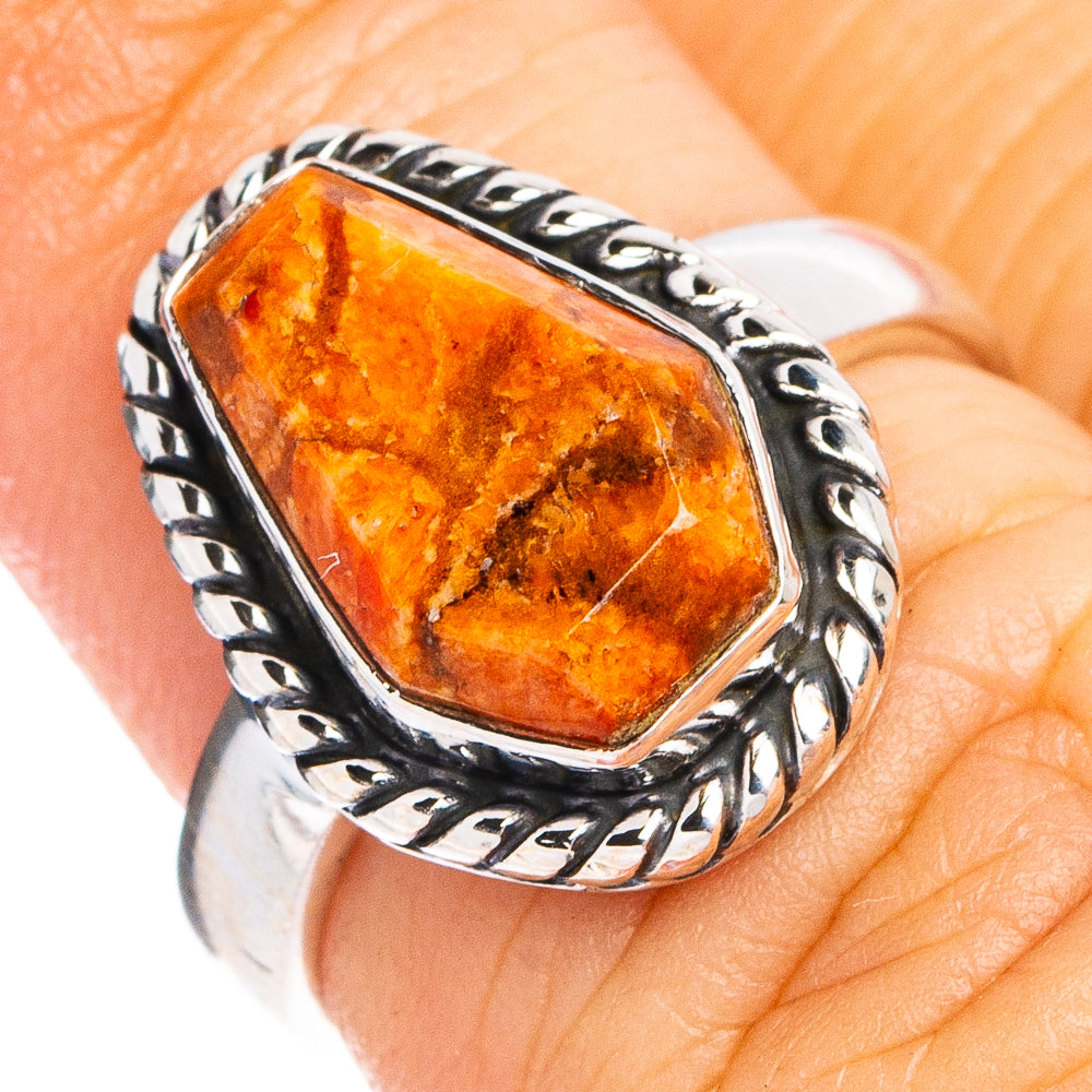 Sponge Coral Ring Size 5 (.925 Sterling Silver)