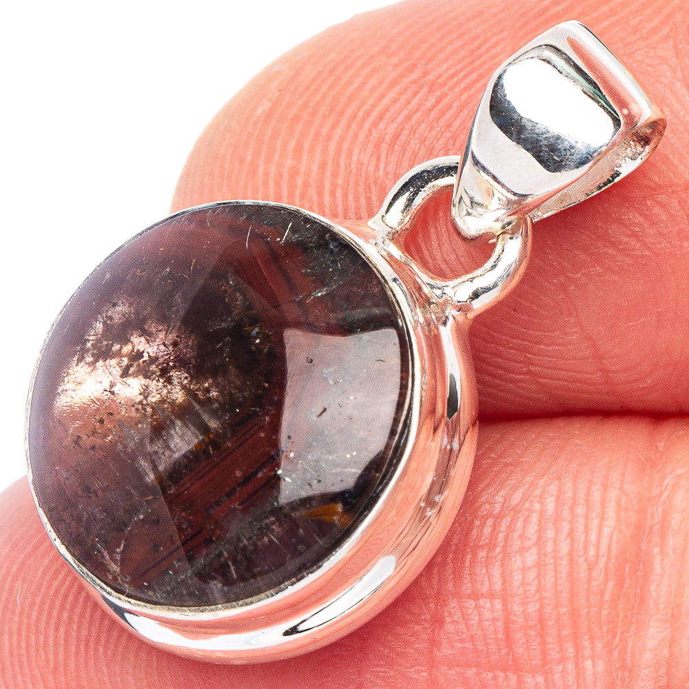 Botswana Agate Pendant 7/8" (925 Sterling Silver) P44198