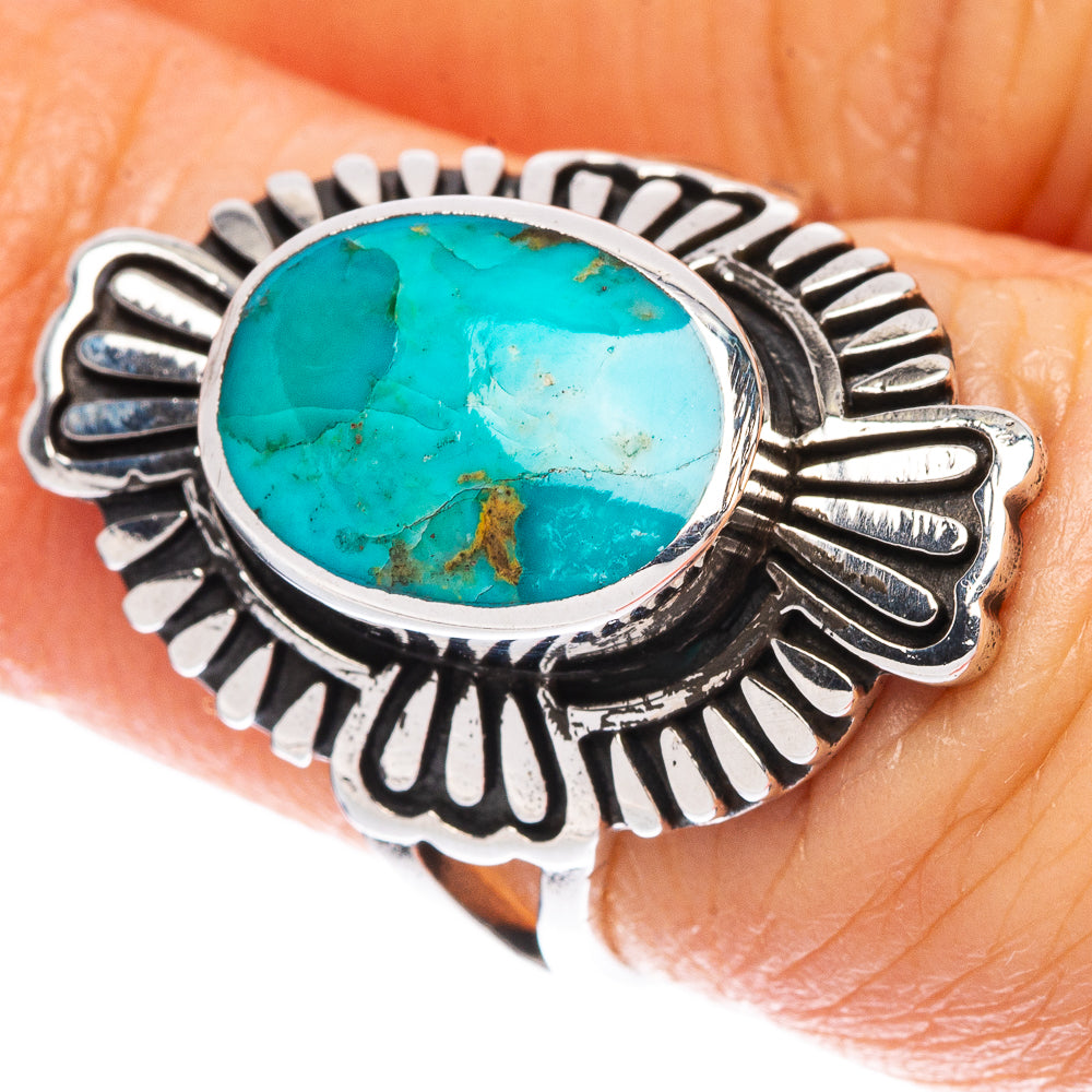 Arizona Turquoise Ring Size 6 (925 Sterling Silver) R2428