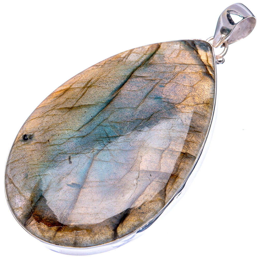 Labradorite Pendant 2 7/8" (925 Sterling Silver) P43175