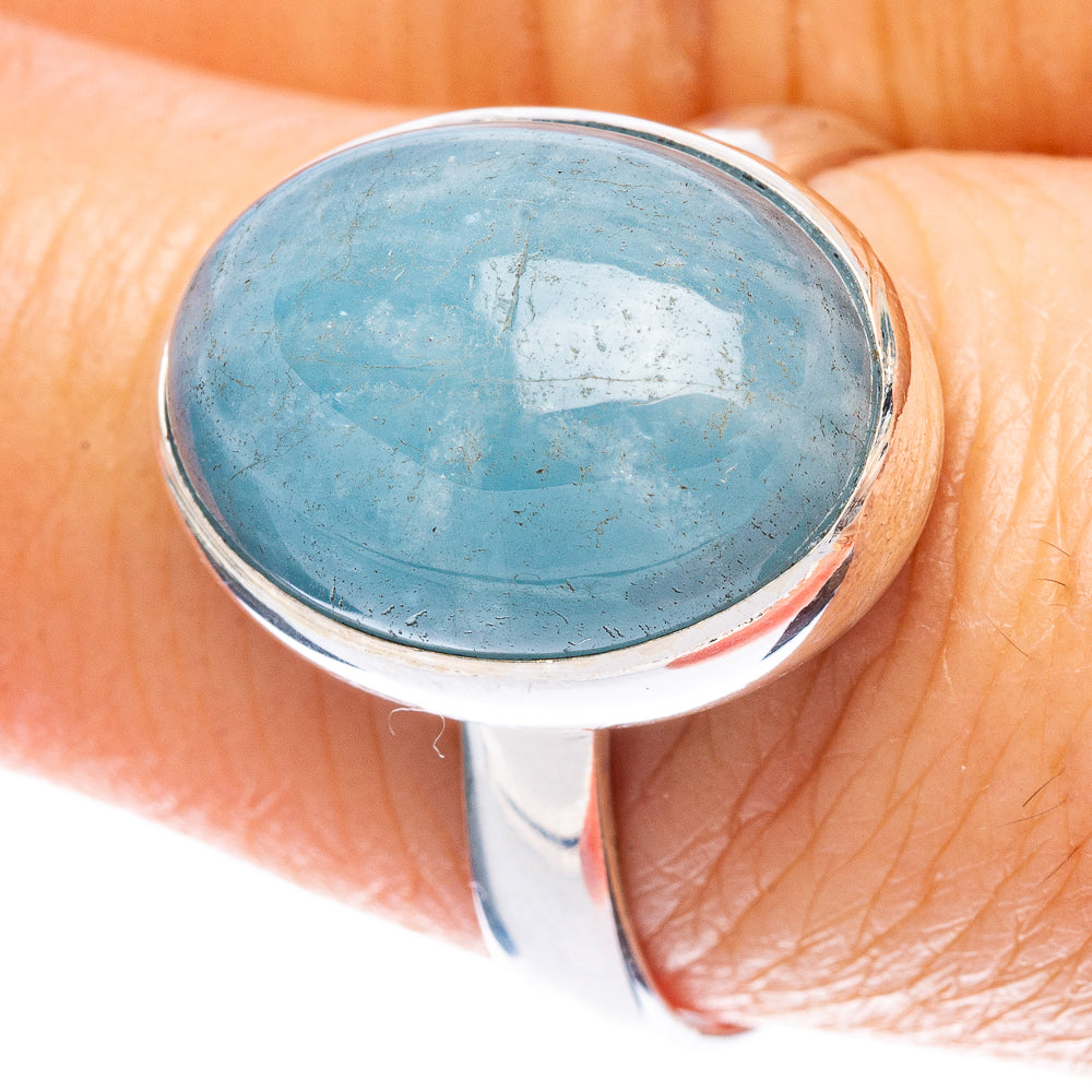 Amazonite Ring Size 8.5 (925 Sterling Silver) R2430
