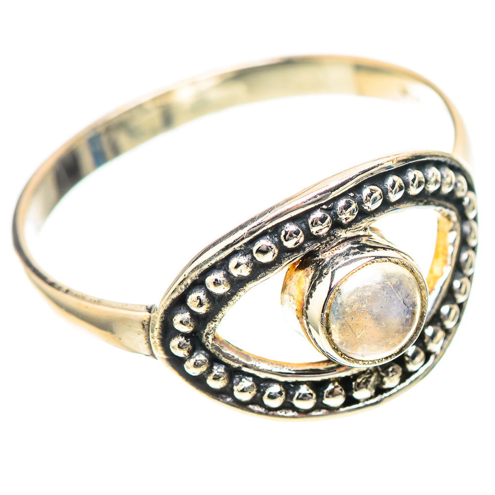 Rainbow Moonstone 925 Sterling Silver Ring Size 10 (925 Sterling Silver) RING139320