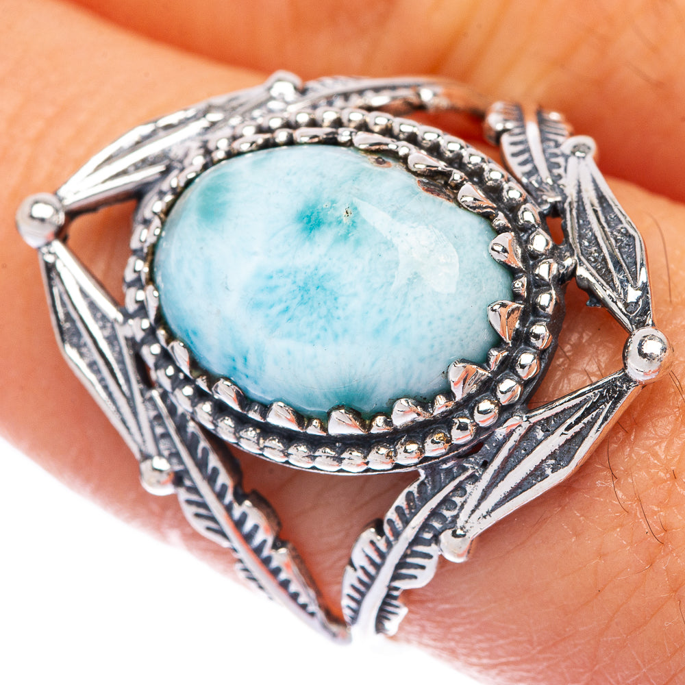 Larimar Ring Size 9 (925 Sterling Silver) R144768