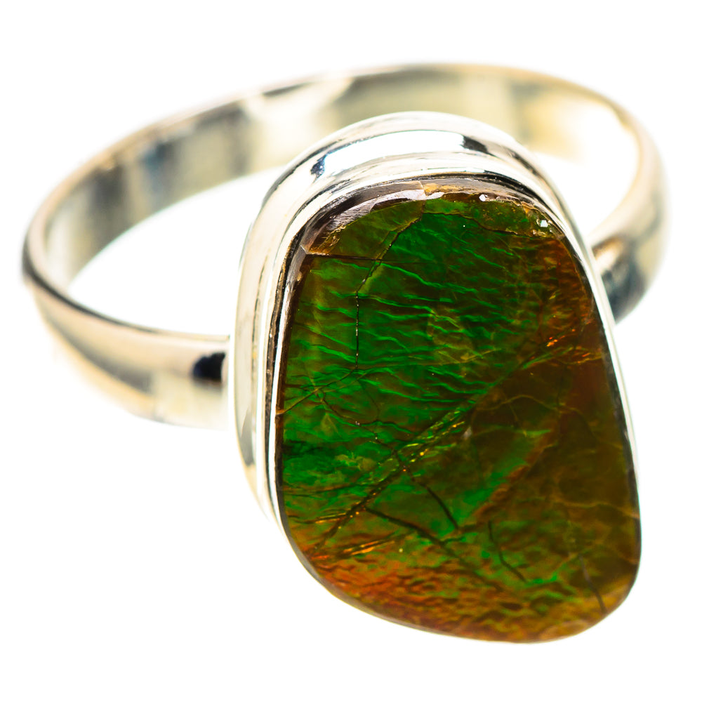 Canadian Ammolite Ring Size 9 (925 Sterling Silver) RING138566