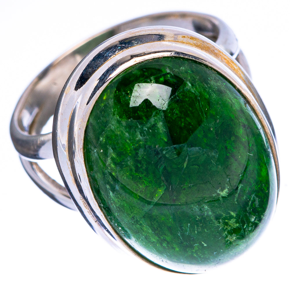 Rare Chrome Diopside Ring Size 5 (925 Sterling Silver) R1371