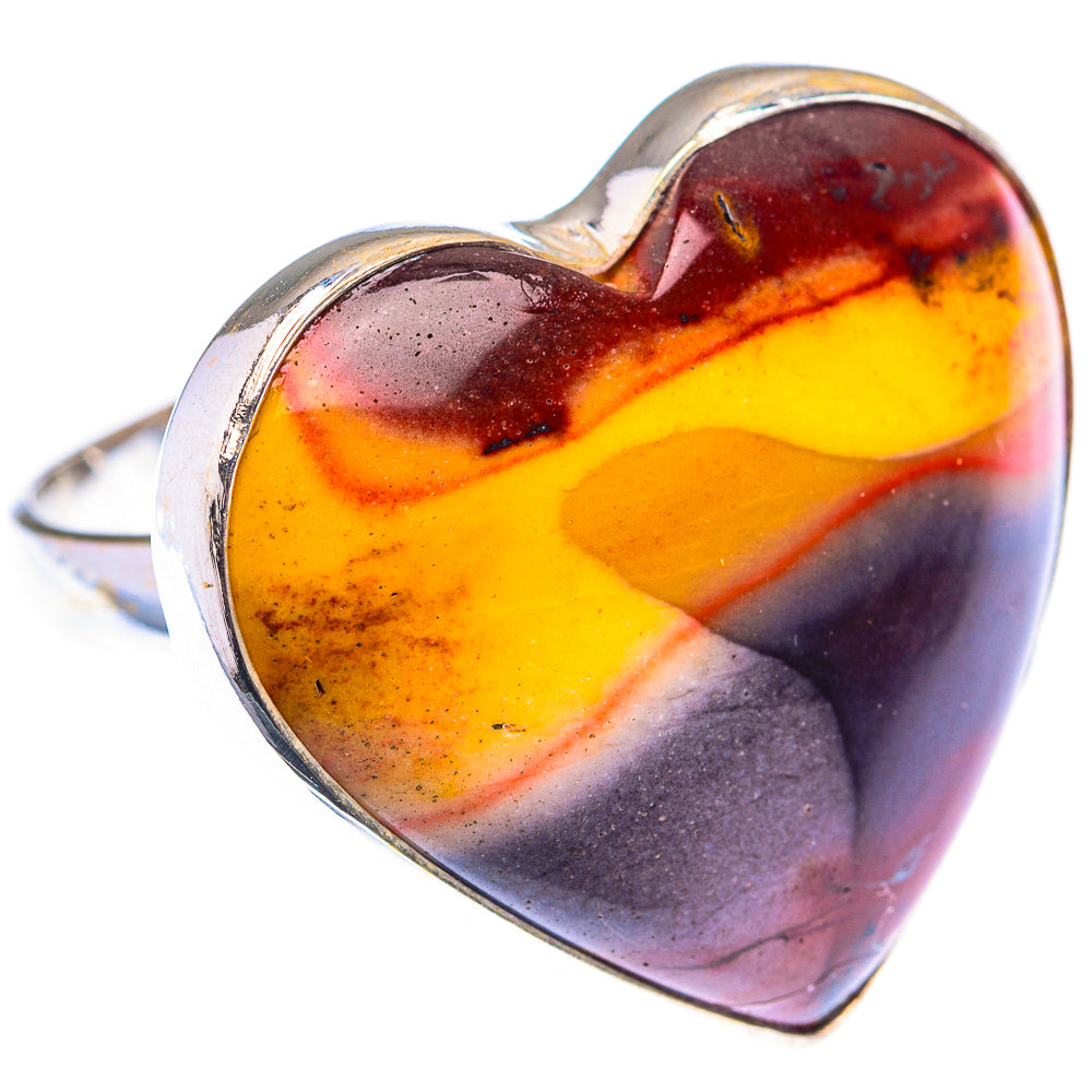 Large Mookaite Ring Size 10 (925 Sterling Silver) RING140044