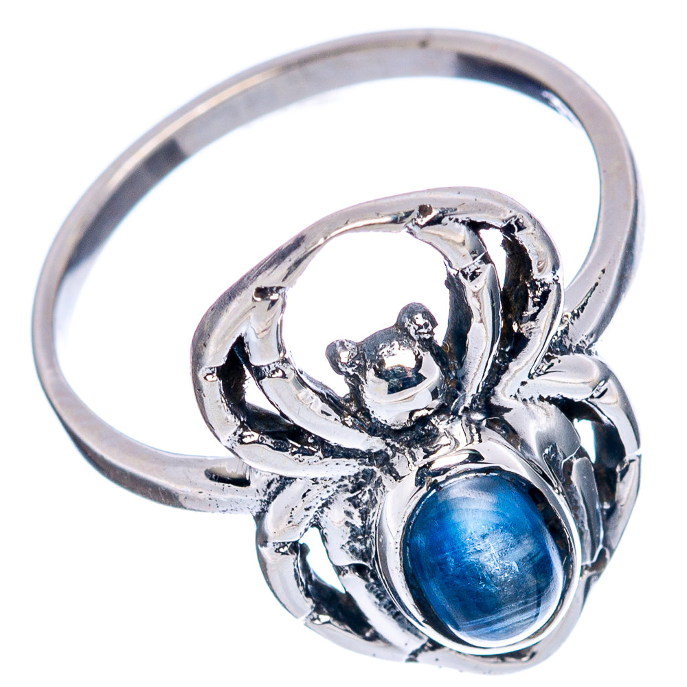 Kyanite Spider Dainty Ring Size 5.75 (.925 Sterling Silver)