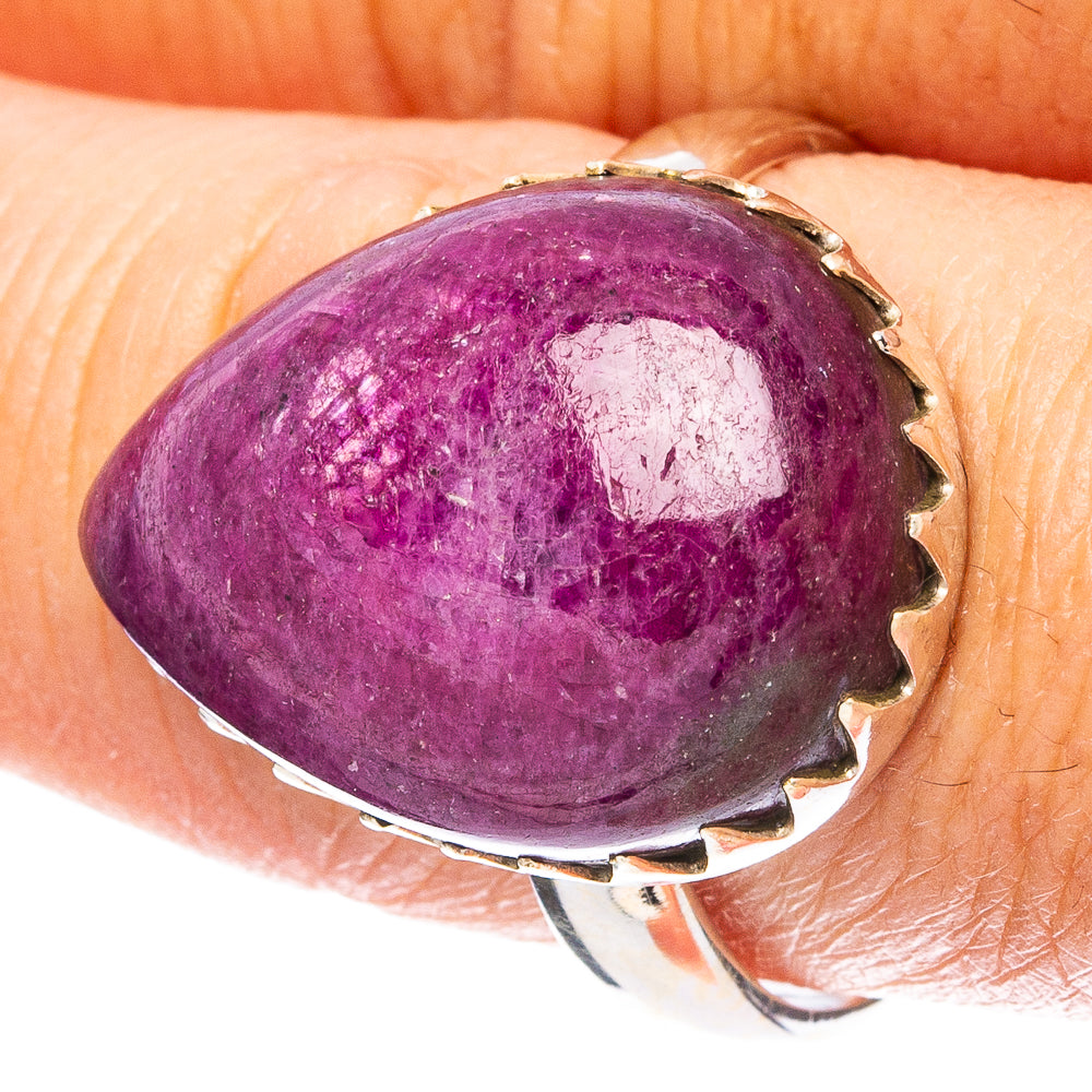 Ruby 925 Sterling Silver Ring Size 9.5 (925 Sterling Silver) R6053