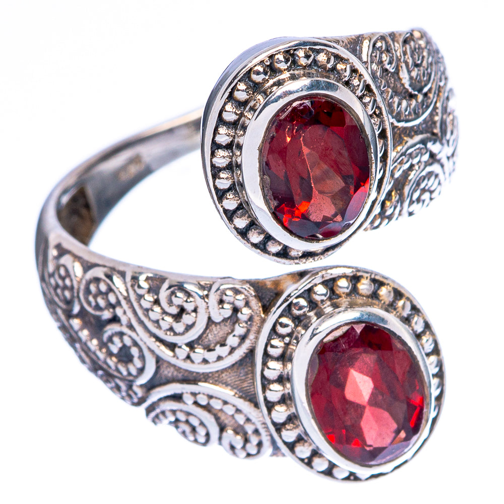 Garnet Ring Size 6.25 (925 Sterling Silver) R146355