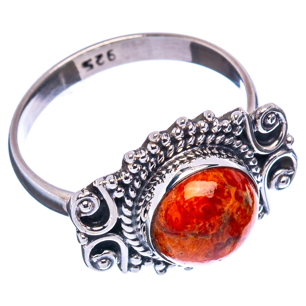 Sponge Coral Ring Size 7.5 (.925 Sterling Silver)