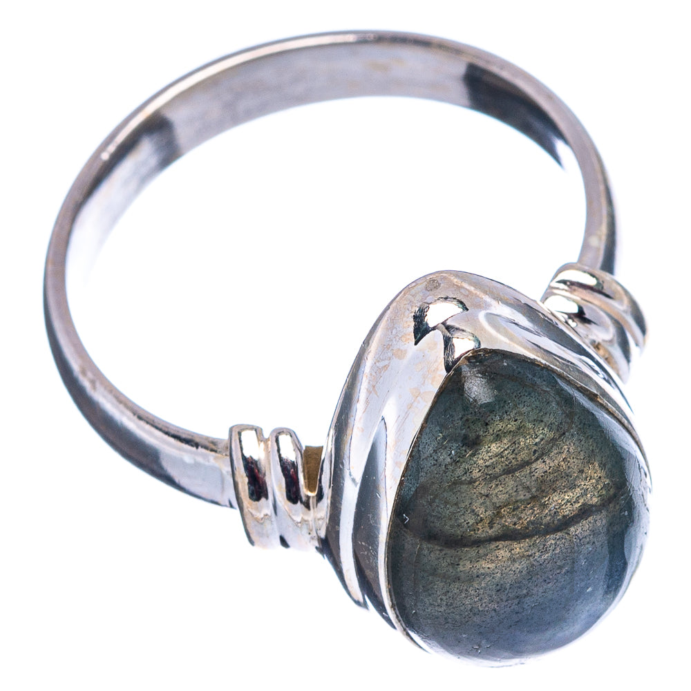 Labradorite Ring Size 7.75 (.925 Sterling Silver)