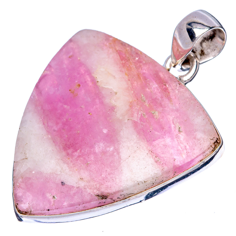Tourmaline In Quartz Pendant 1 1/2" (925 Sterling Silver) P42861
