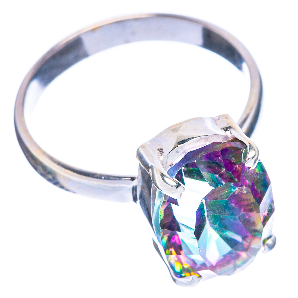 Mystic Topaz Ring Size 8 (925 Sterling Silver) R1123