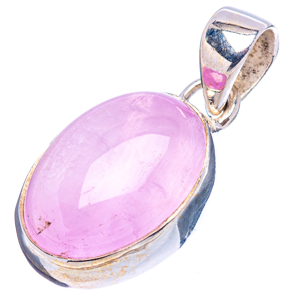 Rare Kunzite Pendant 1" (.925 Sterling Silver)