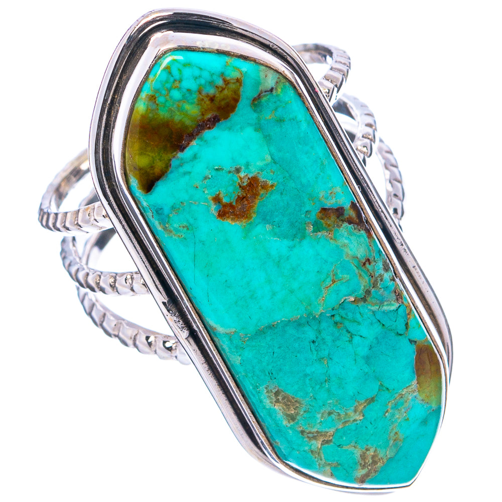 Mohave Turquoise Ring Size 7.75 (.925 Sterling Silver)