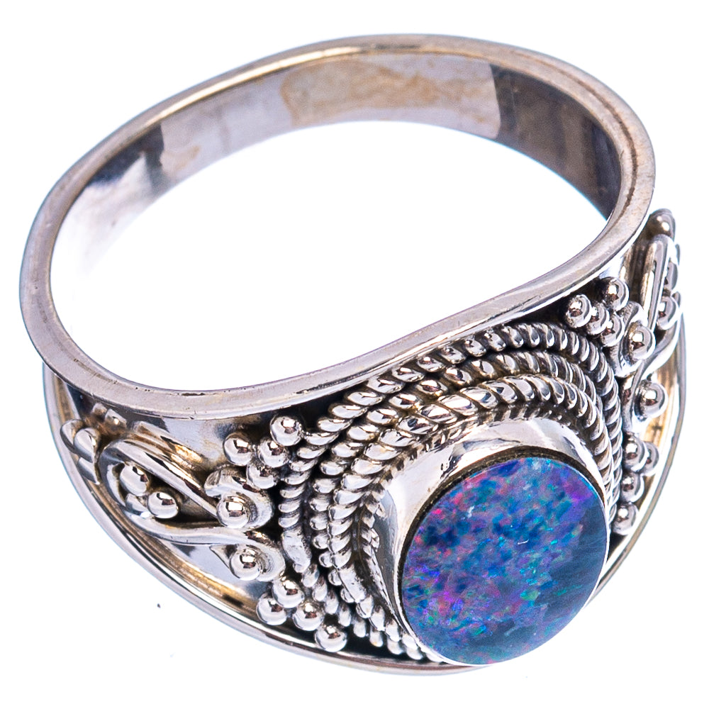 Rare Doublet Opal Ring Size 7.5 (.925 Sterling Silver)