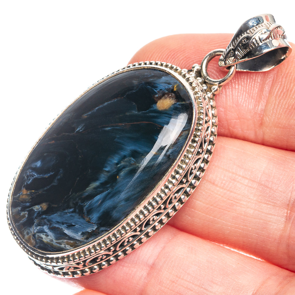 Pietersite 925 Sterling Silver Pendant 2"
