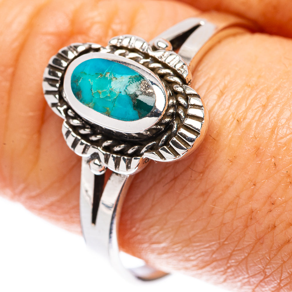Rare Arizona Turquoise Ring Size 9.5 (925 Sterling Silver) R2172