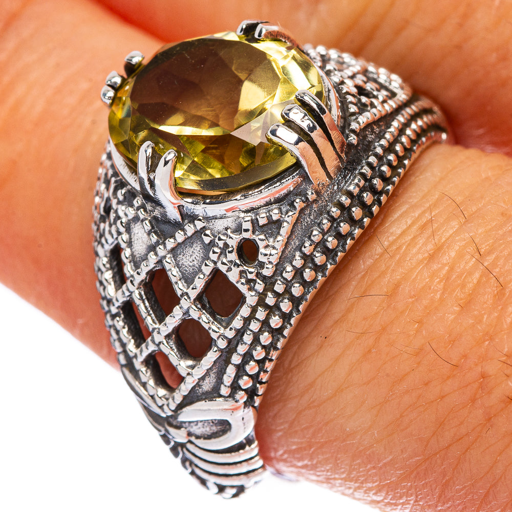 Faceted Citrine Ring Size 9 (925 Sterling Silver) R146364