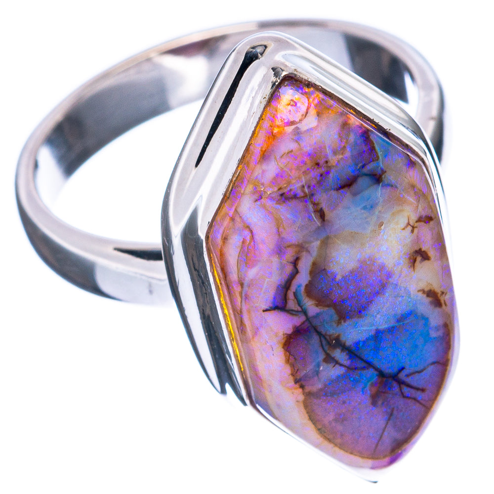 Rare Sterling Opal Ring Size 6.25 (925 Sterling Silver) R2908