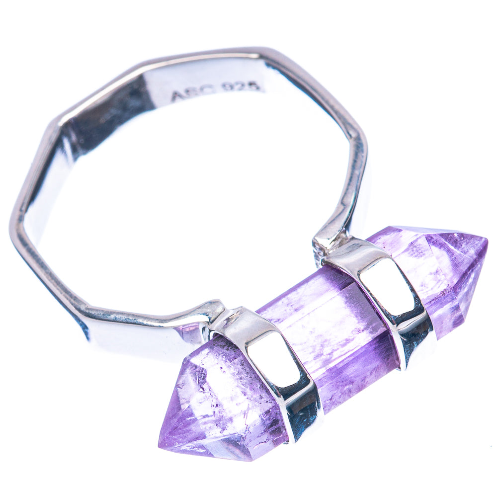 Premium Faceted Amethyst 925 Sterling Silver Ring Size 8 (925 Sterling Silver) R2696
