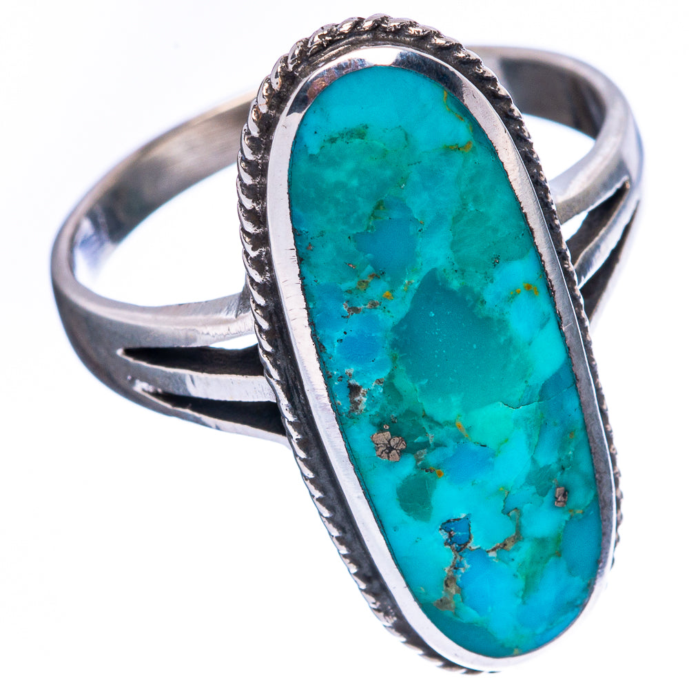 Rare Arizona Turquoise Ring Size 10.25 (925 Sterling Silver) R2335