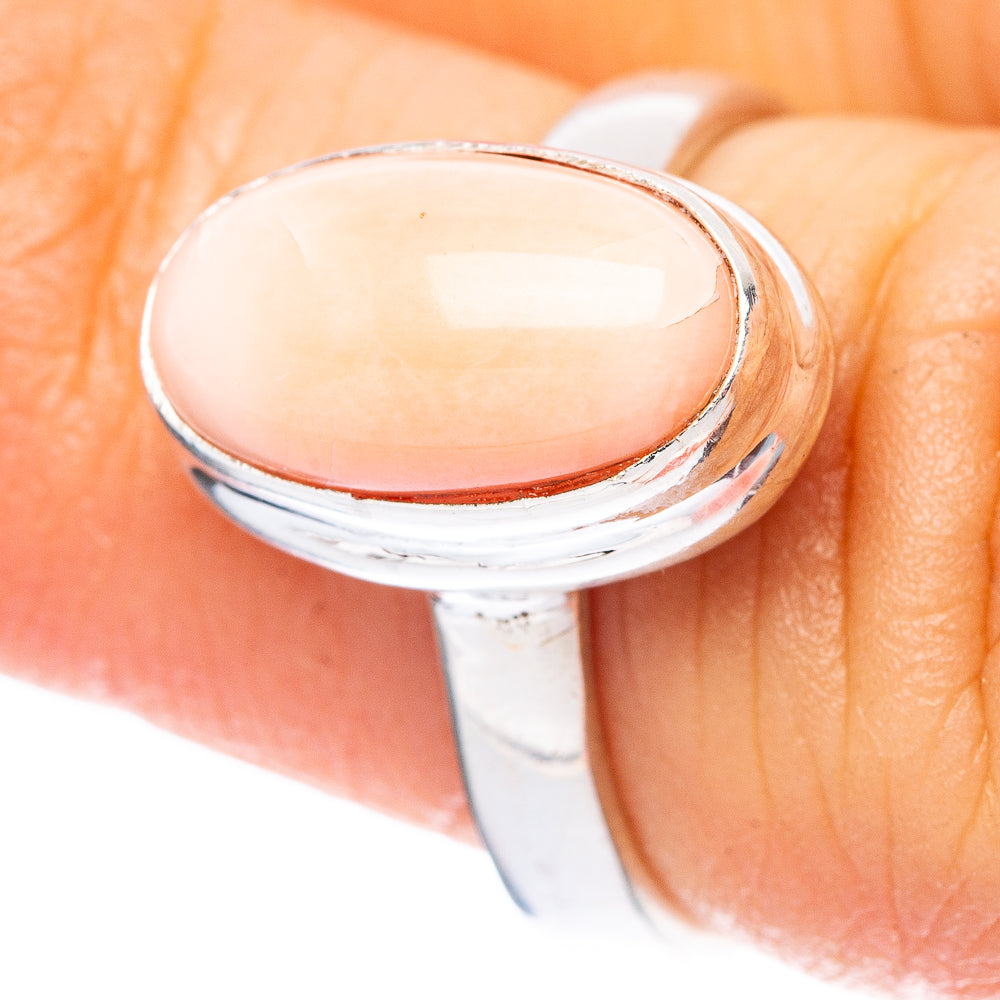 Pink Opal 925 Sterling Silver Ring Size 5 (925 Sterling Silver) R3920