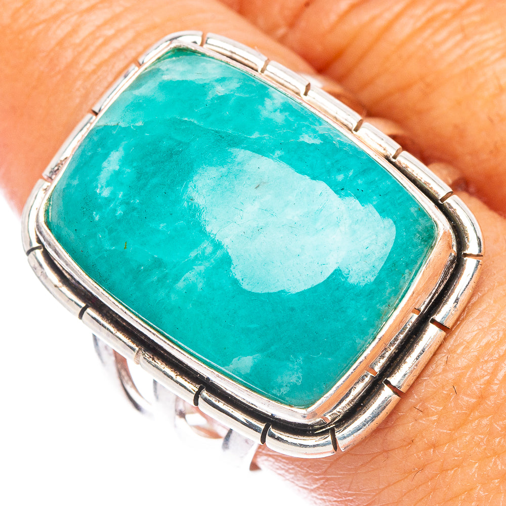 Amazonite Ring Size 9.25 (925 Sterling Silver) R7175