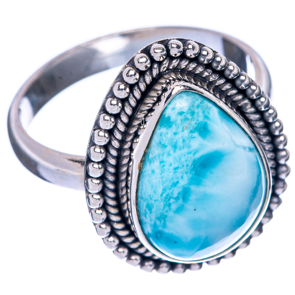 Larimar Ring Size 6.75 (925 Sterling Silver) R144708