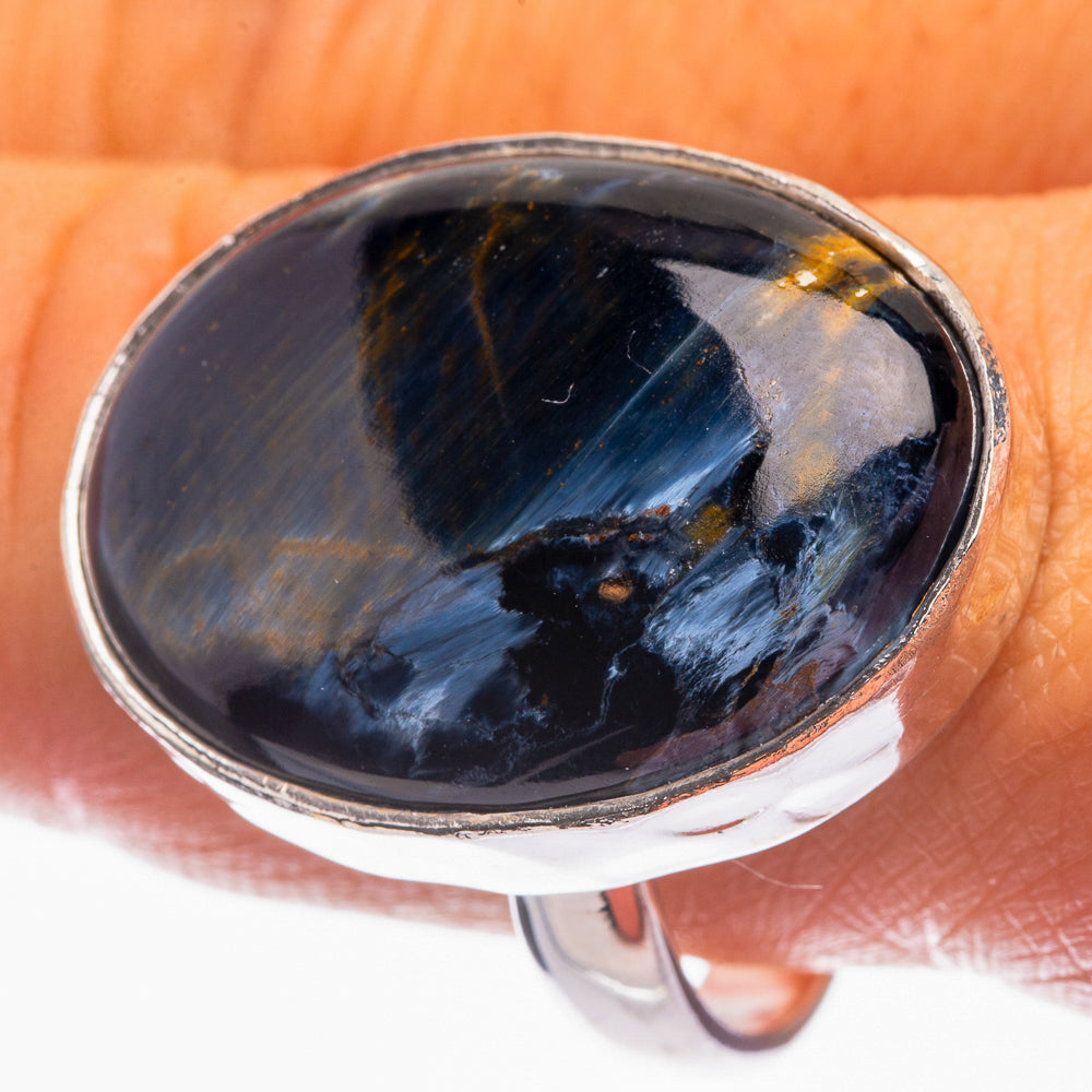 Large Pietersite Ring Size 10.5 (925 Sterling Silver) R142186