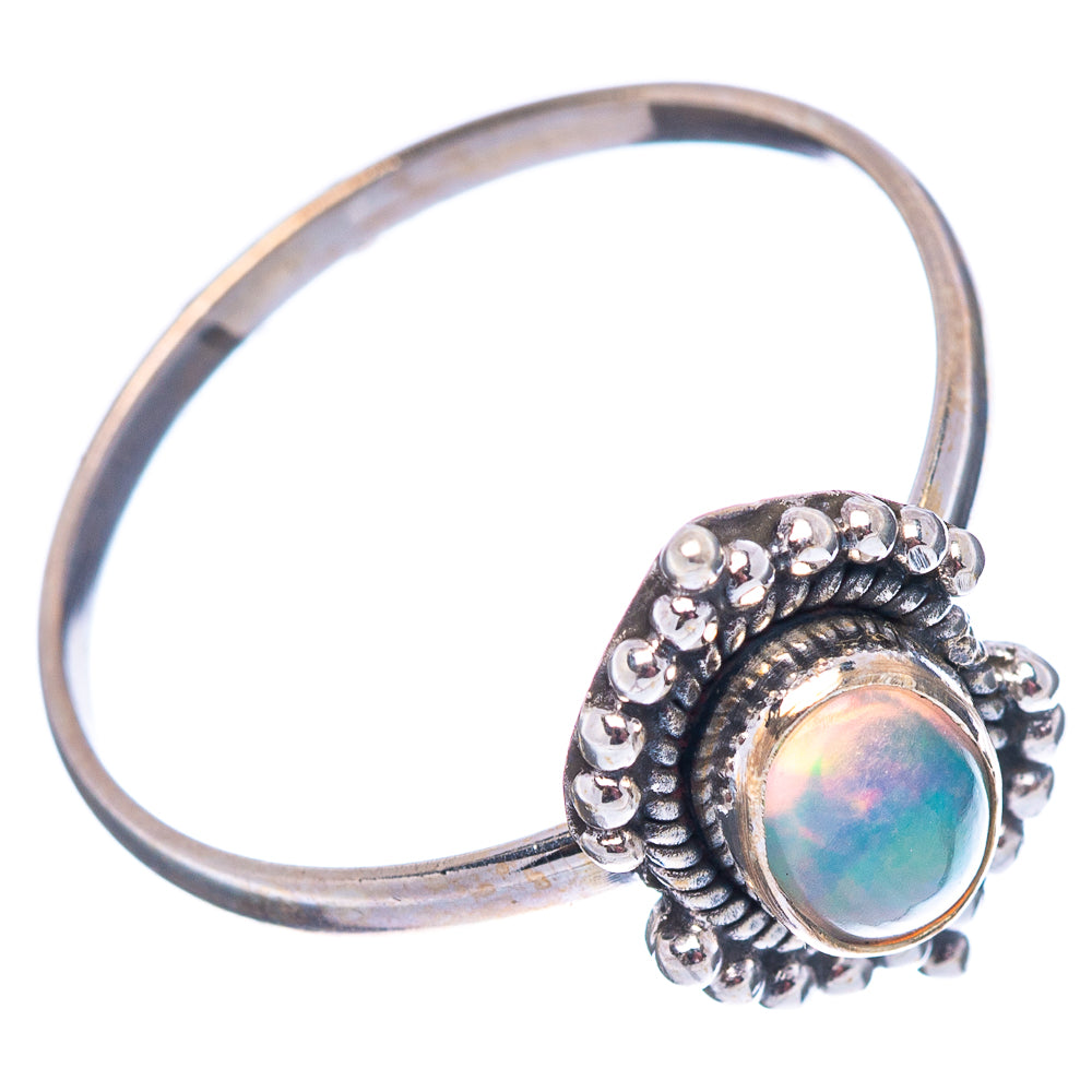 Ethiopian Opal Ring Size 9 (.925 Sterling Silver)