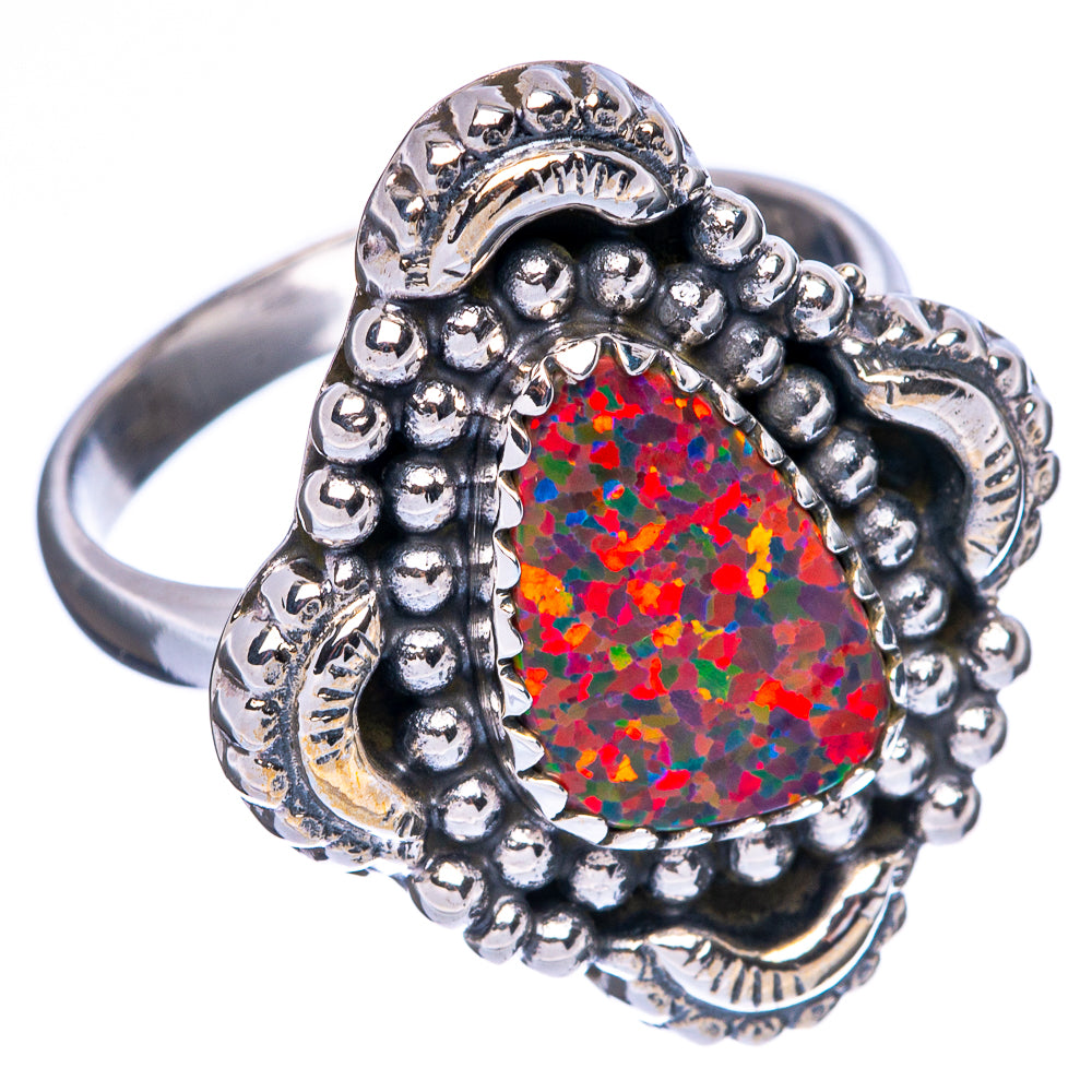 Synthetic Opal Ring Size 8 (925 Sterling Silver) R146199