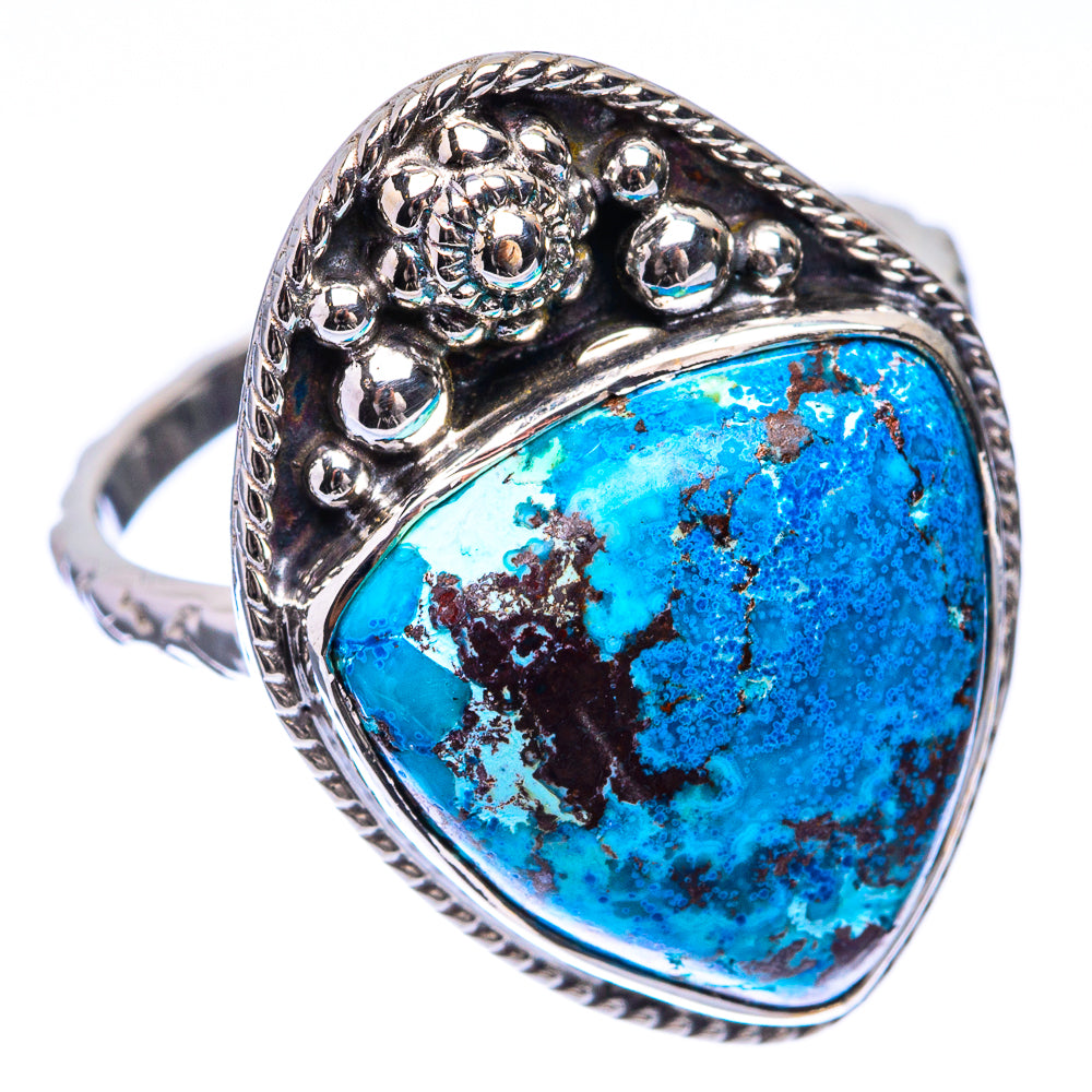Premium Chrysocolla Ring Size 9 (925 Sterling Silver) R141811