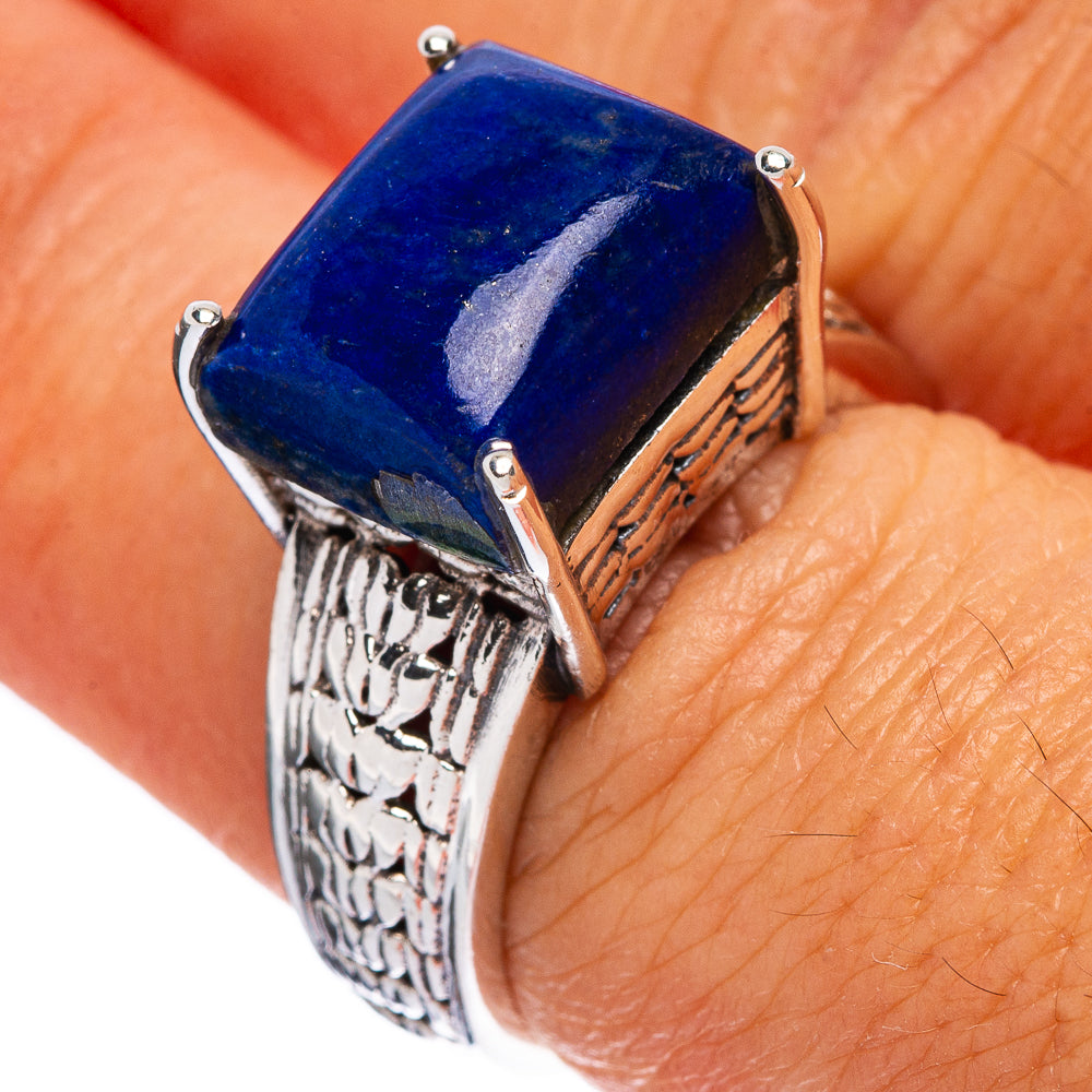 Lapis Lazuli Ring Size 7 (925 Sterling Silver) R146341