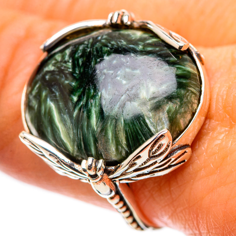 Seraphinite Ring Size 9.75 (925 Sterling Silver) RING138872