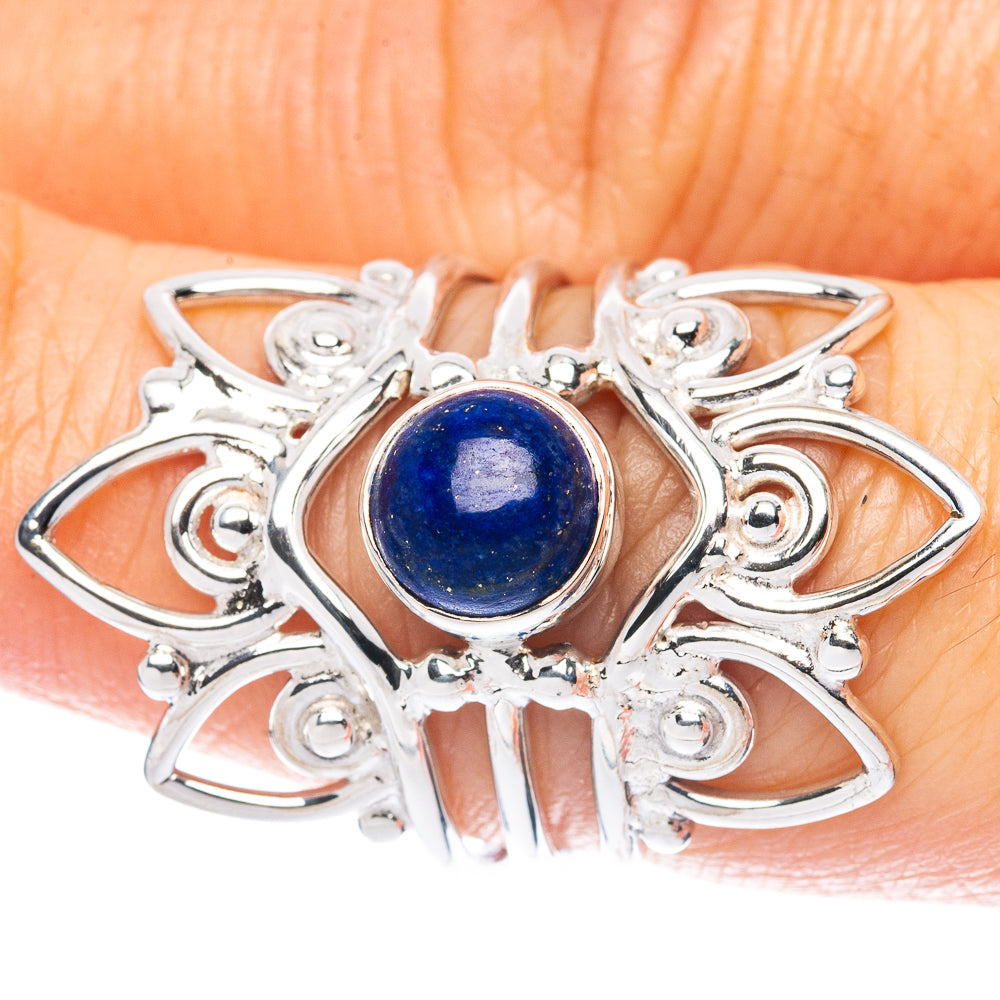 Premium Lapis Lazuli Ring Size 6.75 (925 Sterling Silver) R2641