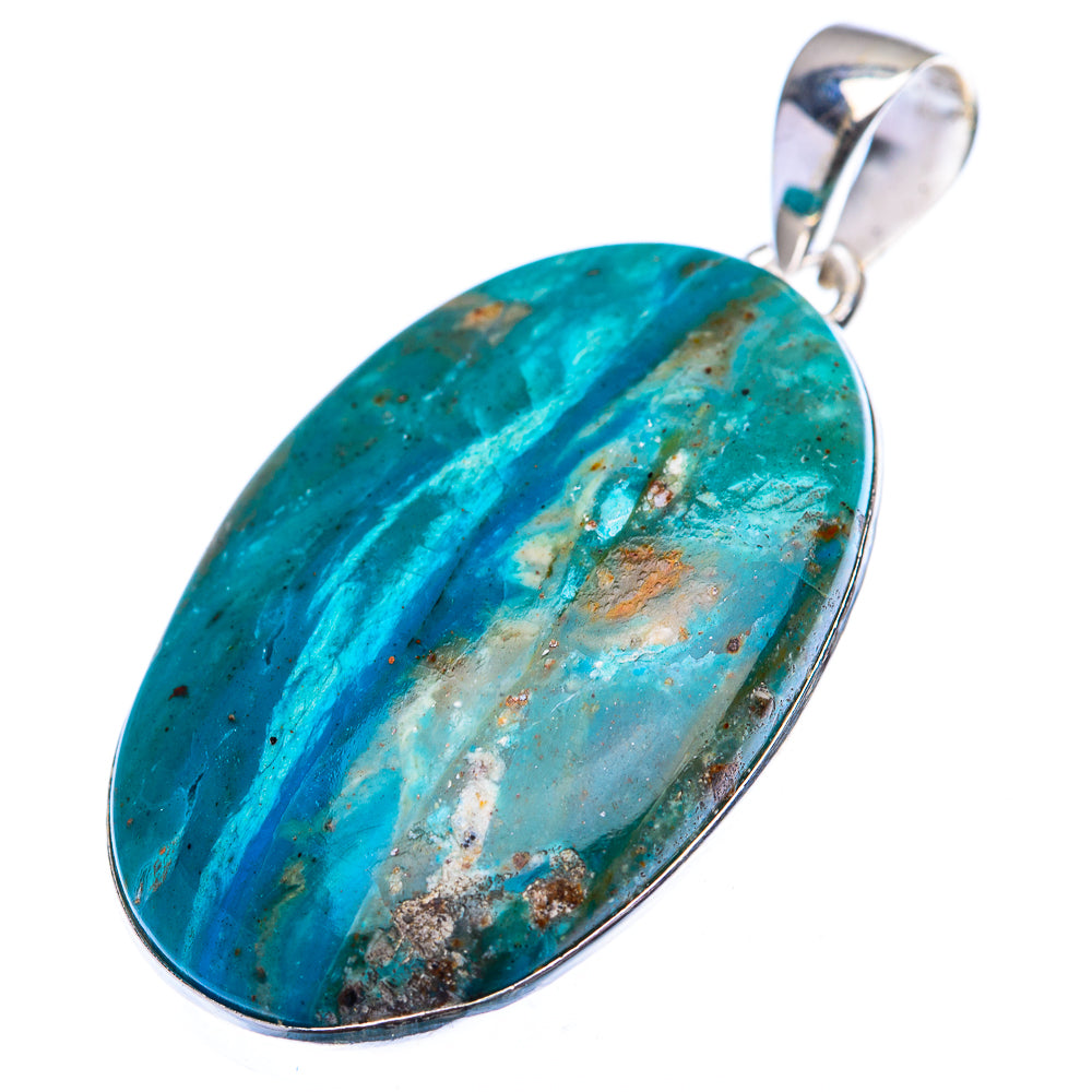 Peruvian Opal Pendant 1 5/8" (925 Sterling Silver) PD38462