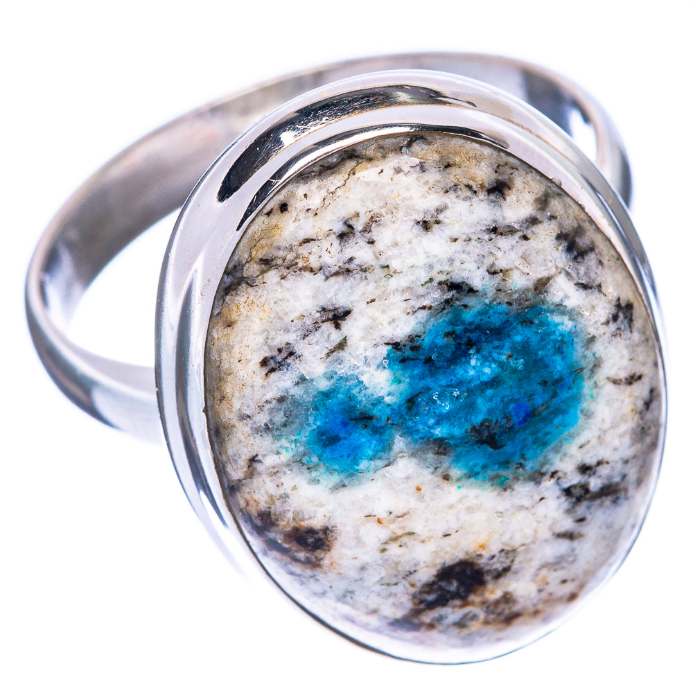 K2 Blue Azurite Ring Size 10 (925 Sterling Silver) R1439