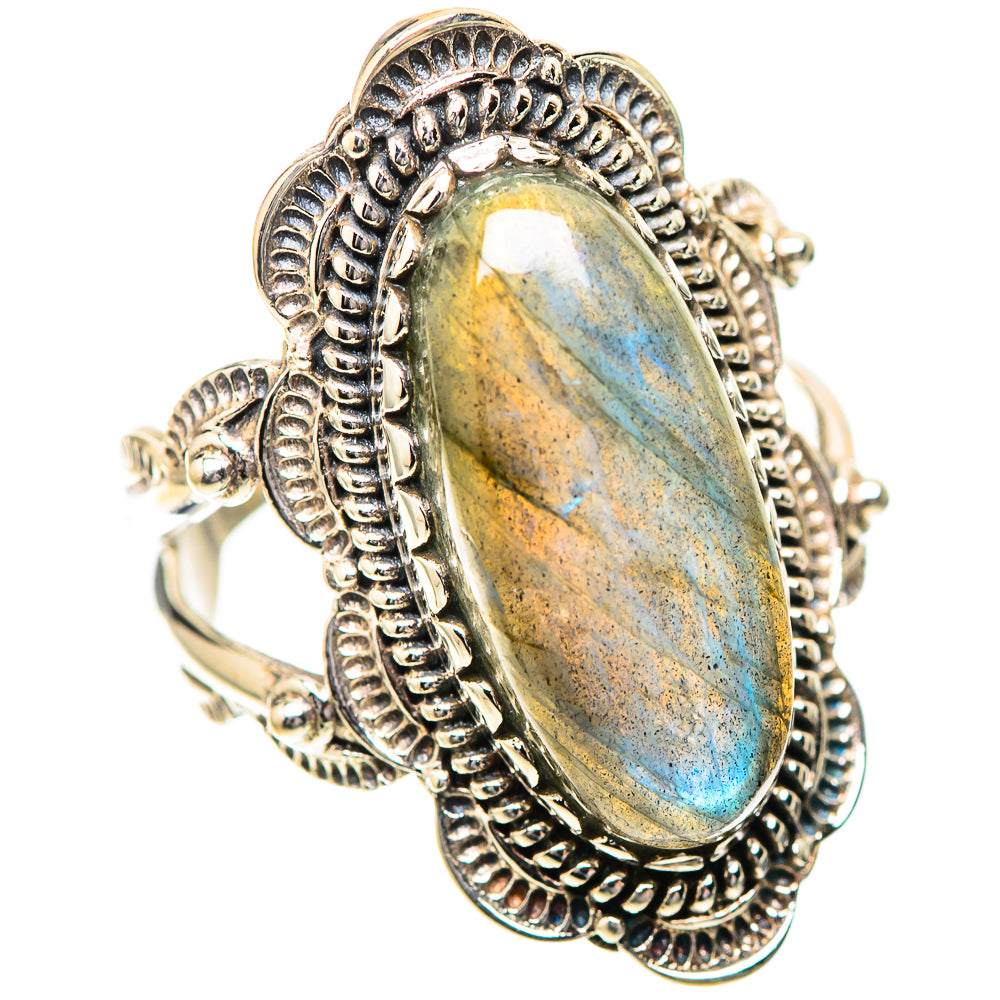 Labradorite Ring Size 7 (925 Sterling Silver) RING139752