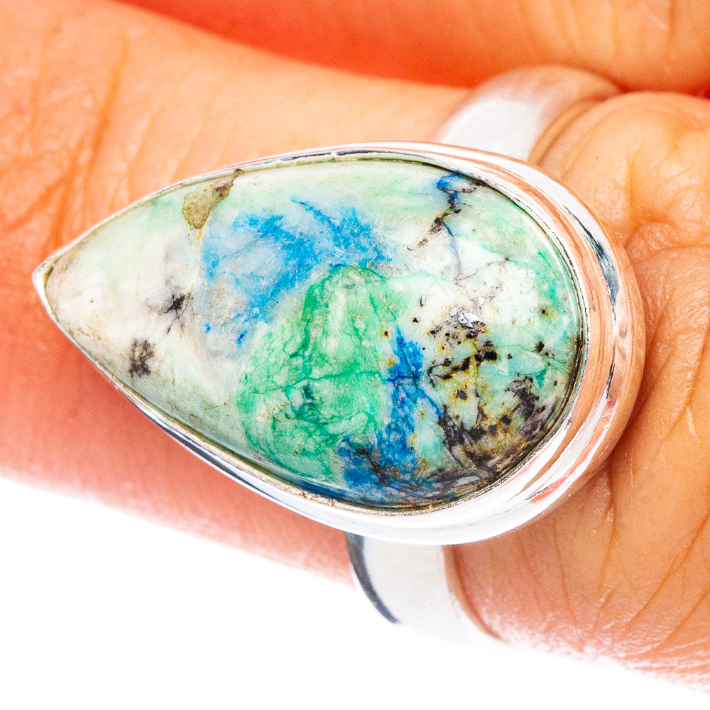 Azurite Ring Size 6 (925 Sterling Silver) R6807