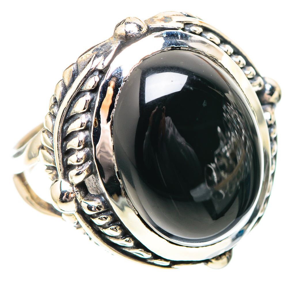 Black Onyx Ring Size 7.25 (925 Sterling Silver) RING138970