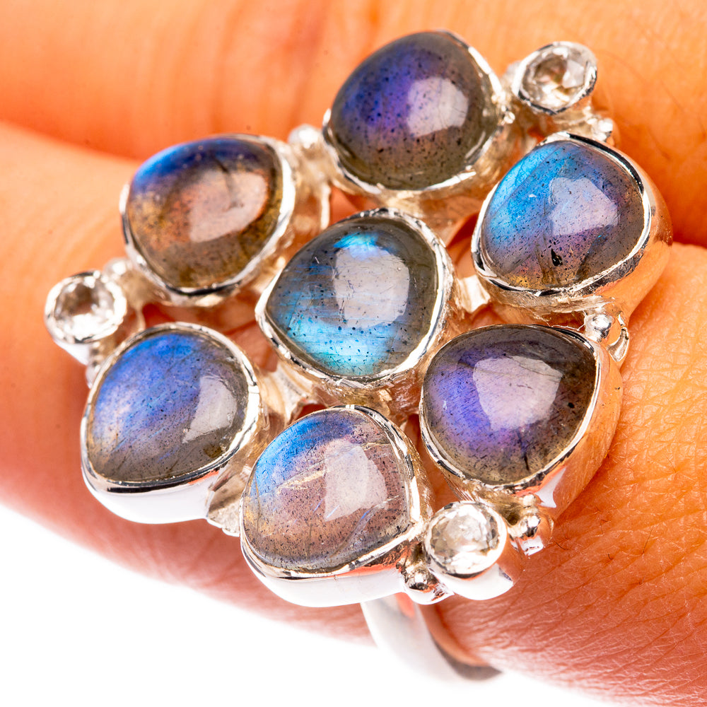 Signature Labradorite Ring Size 8 (925 Sterling Silver) R141702