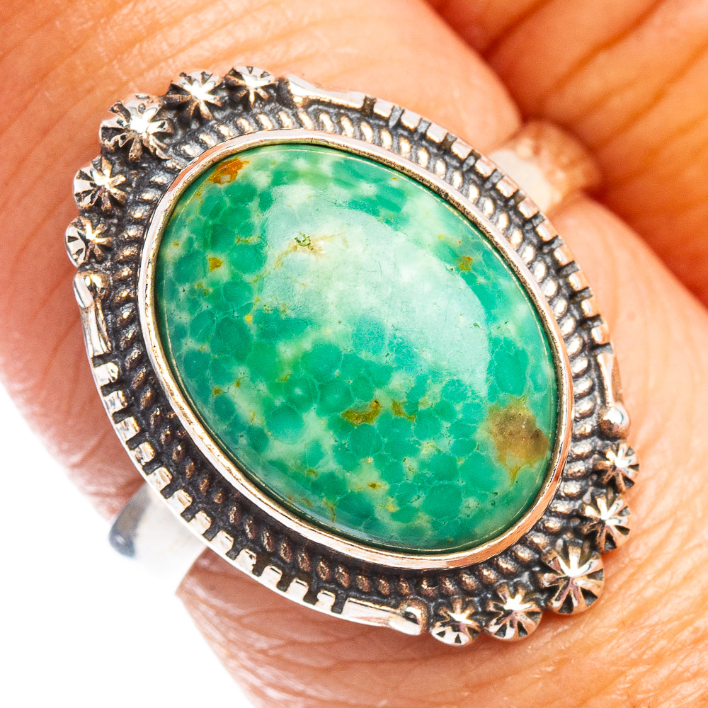 Royston Turquoise Ring Size 7.5 (.925 Sterling Silver)