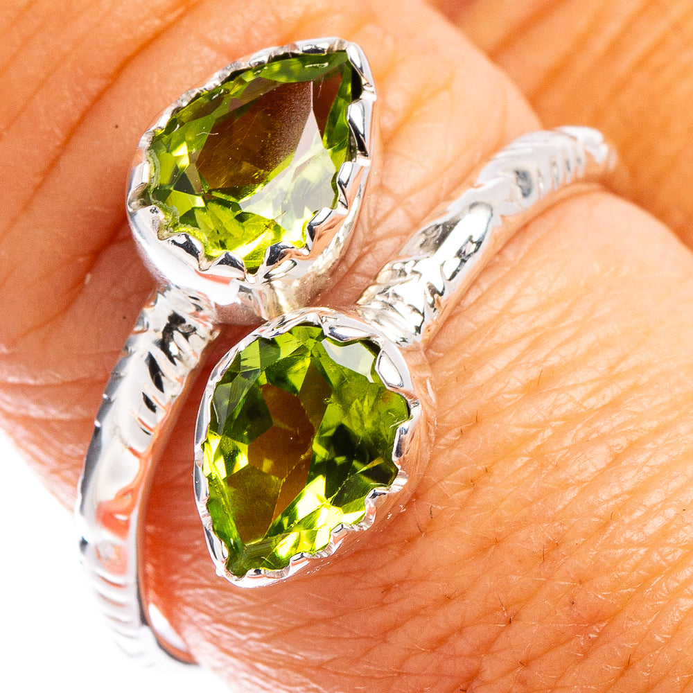 Premium Peridot Ring Size 9.25 (.925 Sterling Silver)