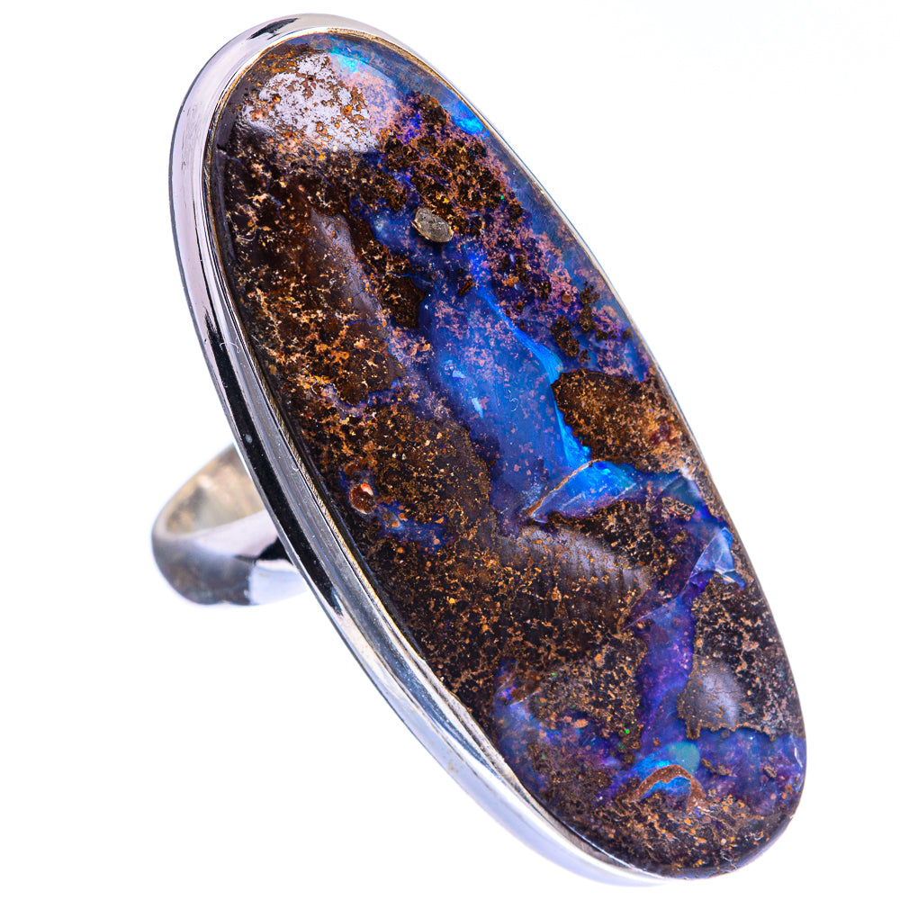 Large Boulder Opal Ring Size 7 (925 Sterling Silver) R143149